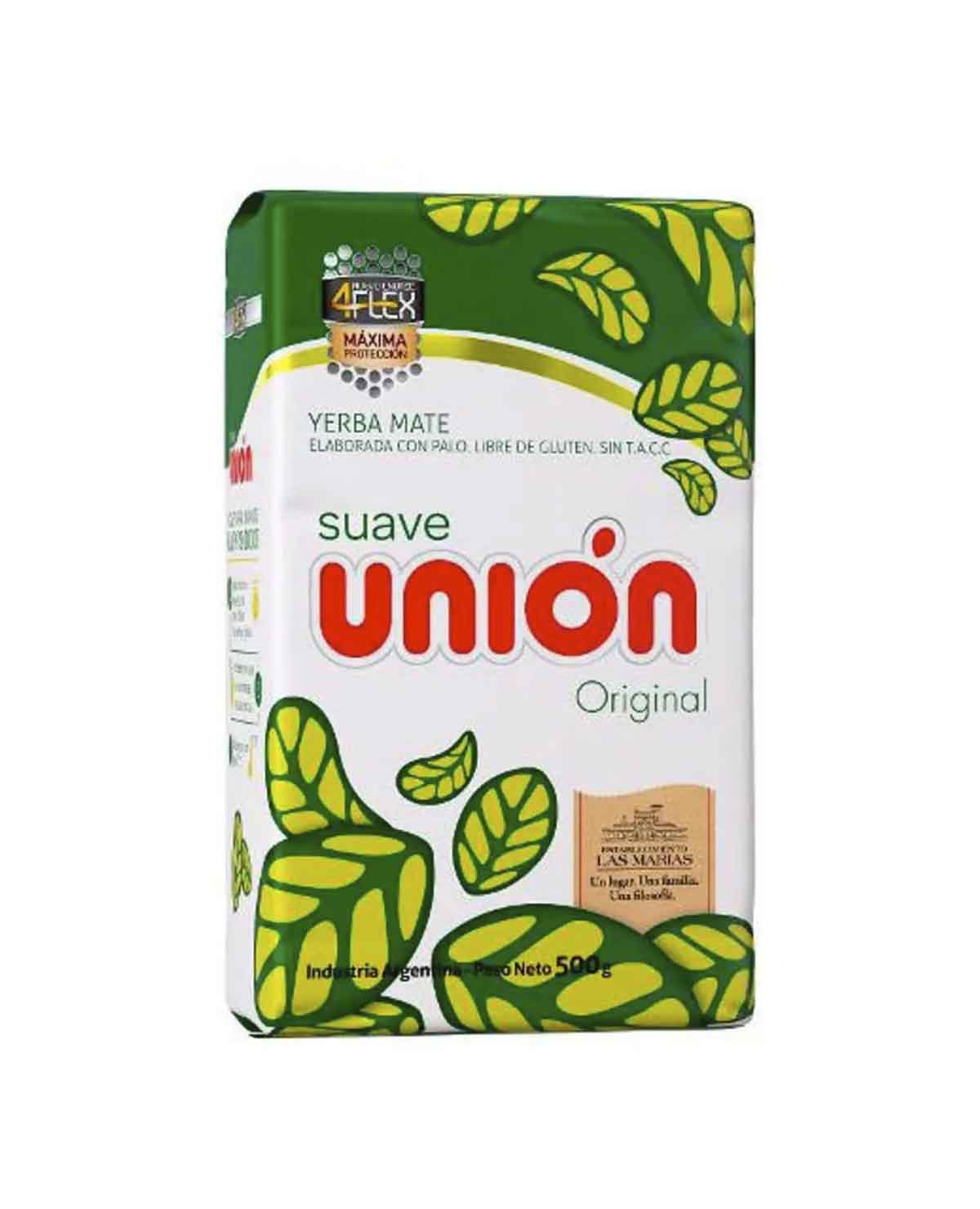 Yerba Mate Unión Suave Original x 500 Gr